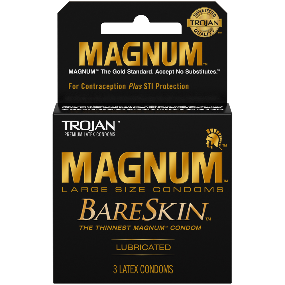 Trojan Magnum Bareskin 3Pk 1 Trojan Magnum Bareskin 3Pk