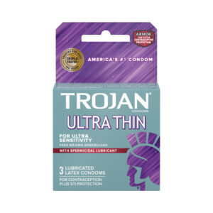 Trojan Ultra Thin Armor Spermicidal 3Pk
