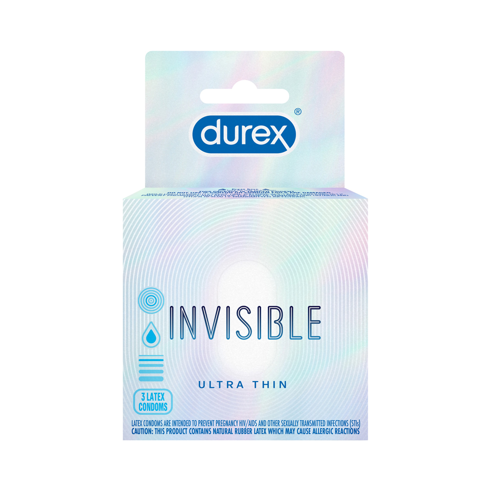 Durex Invisible 3Pk 1 Durex Invisible 3Pk