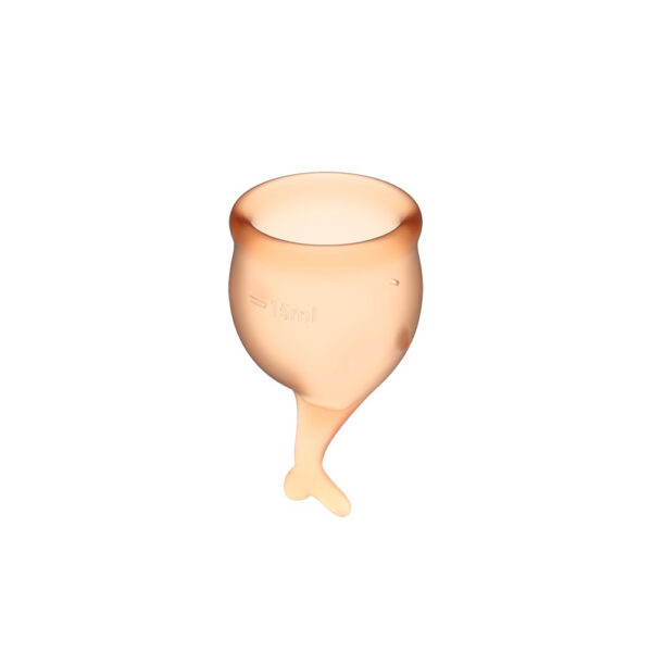 Satisfyer Feel Secure Menstrual Cup Orange - Image 3