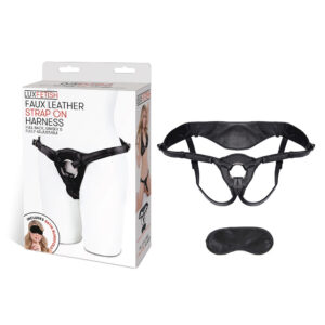 Patent Leather Strap-On Harness