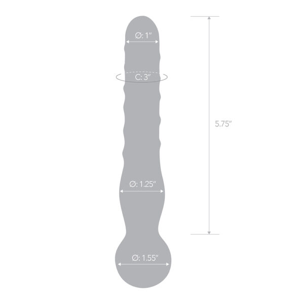 Joystick Clear Glass Dildo - Image 3