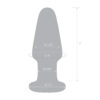 3.5" Glass Butt Plug - Image 3