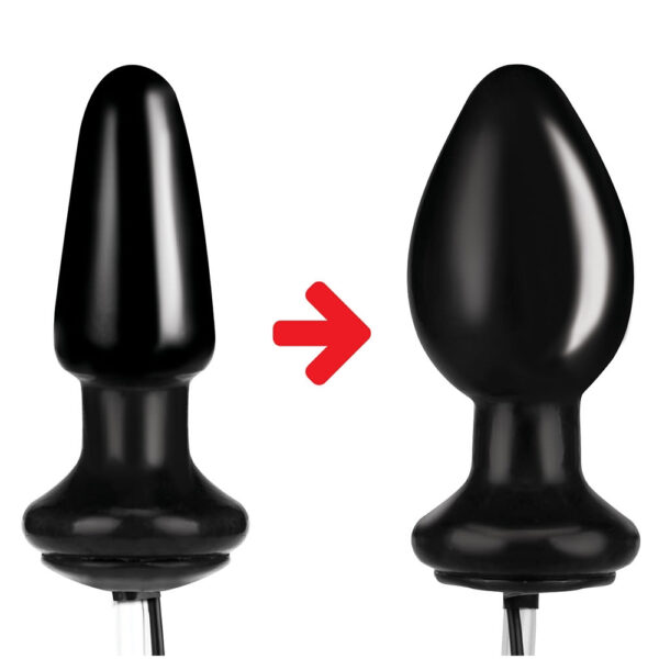 4" Inflatable Vibrating Butt Plug - Image 3