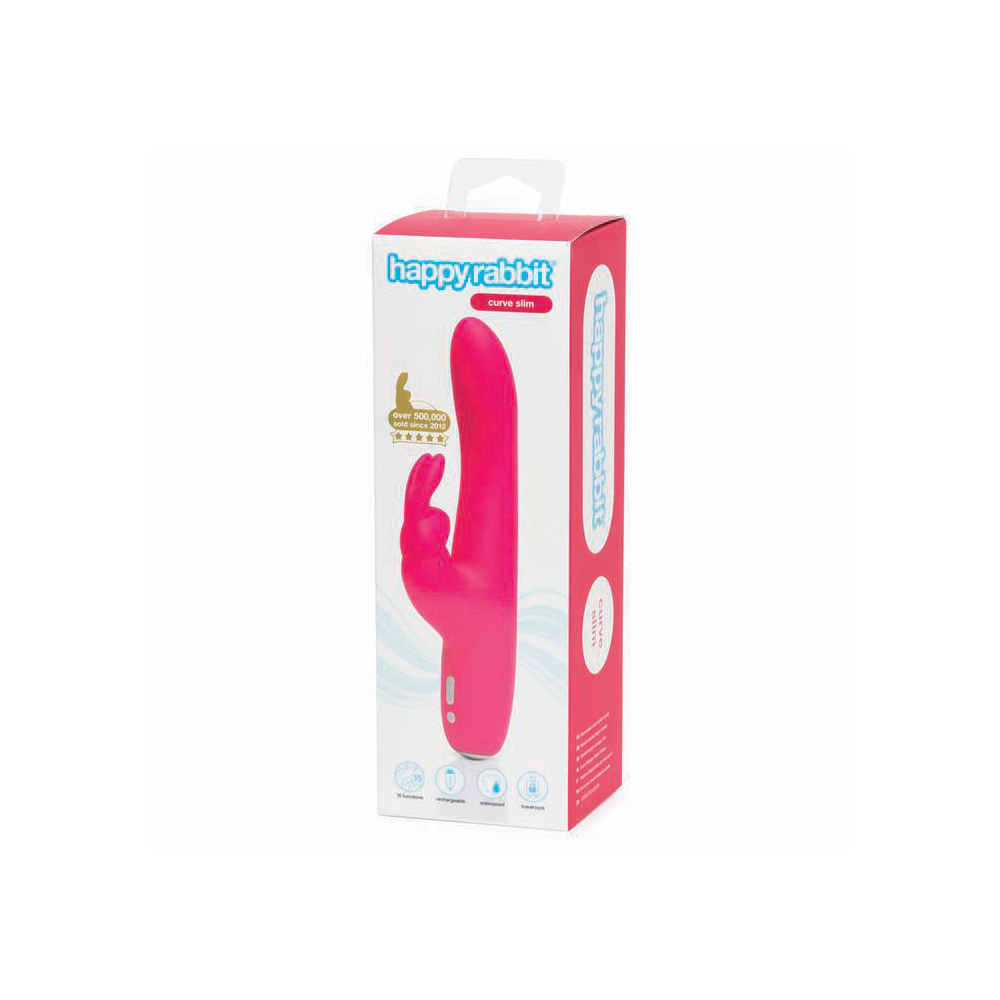 Happy Rabbit Slimline Curve Pink 1 Happy Rabbit Slimline Curve Pink