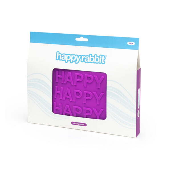 Happy Rabbit Happy Storage Zip Bag Large Purple
