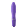Margo USB Rechargeable Silicone 10-Function Textured Bullet Vibrator Neon Purple - Image 2