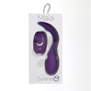 Syrene Remote Control Luxury USB Rechargeable Bullet Vibrator Neon Purple