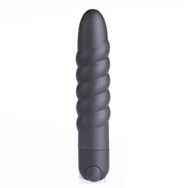 Lola Silicone 10-Function Vibrating Twisty Bullet Black - Image 2
