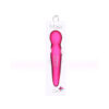 Zoe Twistty Rechargeable Dual Vibrating Wand Hot Pink