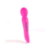 Zoe Twistty Rechargeable Dual Vibrating Wand Hot Pink - Image 2