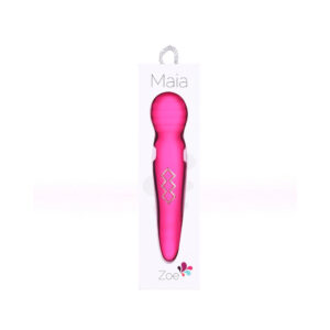 Zoe Twistty Rechargeable Dual Vibrating Wand Hot Pink