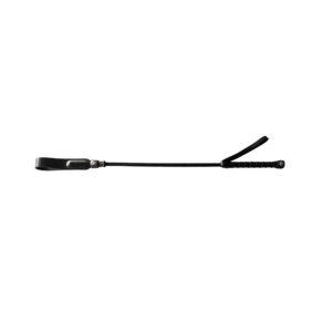 Short Riding Crop Slim Tip 20" Black