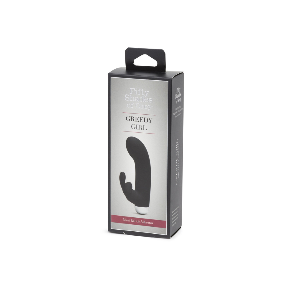 Fifty Shades Of Grey Greedy Girl Rechargeable Mini Rabbit Vibrator 1 Fifty Shades Of Grey Greedy Girl Rechargeable Mini Rabbit Vibrator