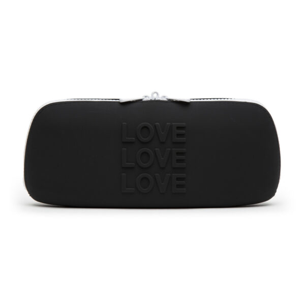 Happy Rabbit Love Storage Zip Bag Medium Black - Image 3