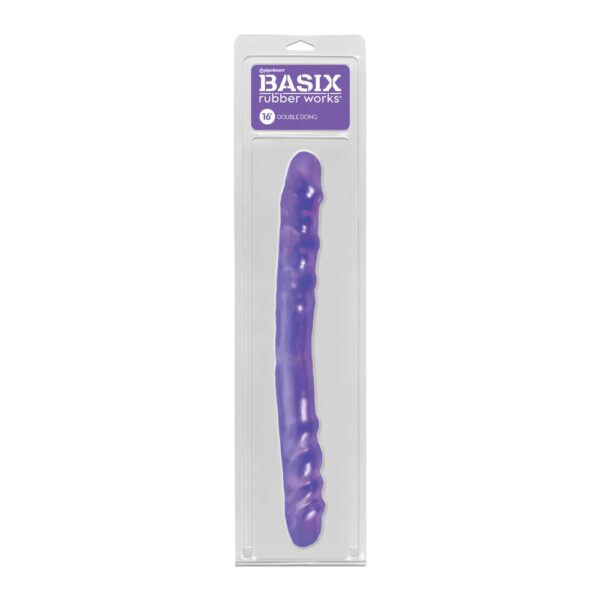 Basix Rubber Works 16" Double Dong Purple