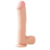 Basix Rubber Works 10" Dong with Suction Cup Flesh - Image 2