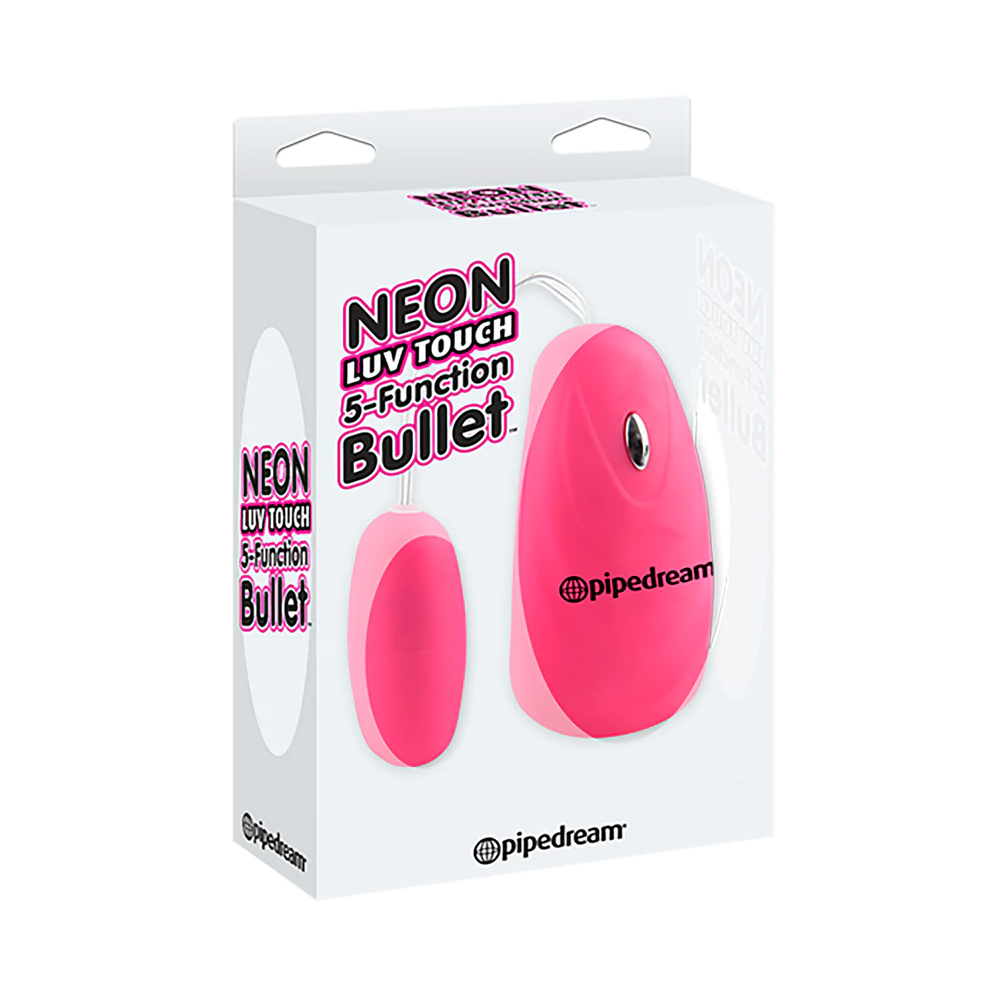 Neon Luv Touch 5 Function Bullet Pink 1 Neon Luv Touch 5 Function Bullet Pink