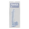 Basix Rubber Works 12" Dong with Suction Cup Clear