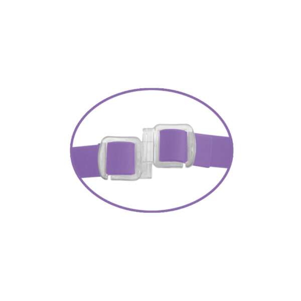 Fetish Fantasy Elite Vibrating Double Delight Strap-On Purple - Image 3
