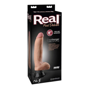 Real Feel Deluxe No. 5 8" Flesh