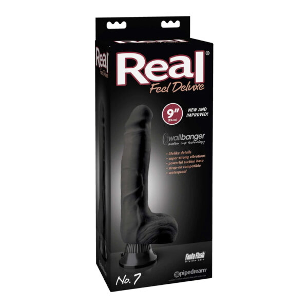 Real Feel Deluxe No. 7 9" Black