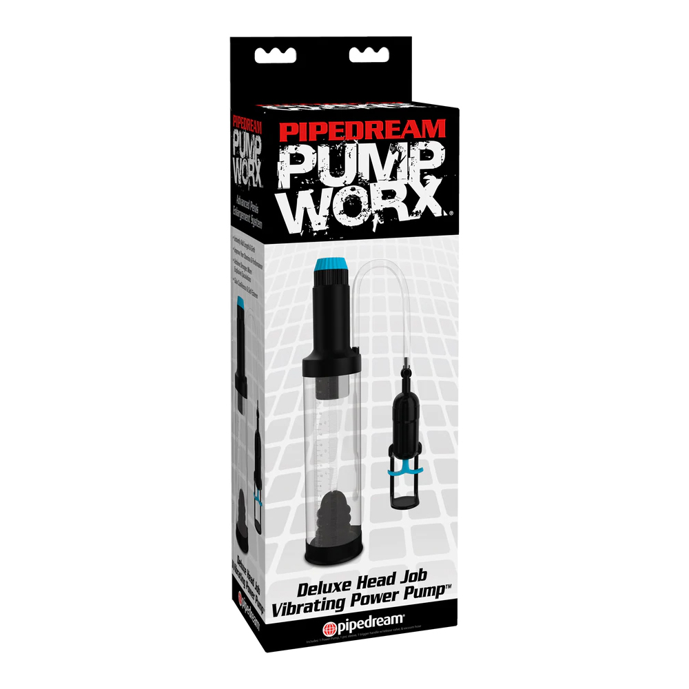 Pump Worx Deluxe Head Job Vibrating Pump Black 1 Pump Worx Deluxe Head Job Vibrating Pump Black