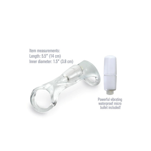 Fantasy X-tensions Vibrating Cock Sling Clear - Image 3