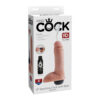 King Cock 8" Squirting Cock w/ Balls Flesh