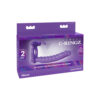 Fantasy C-Ringz Silicone Double Penetrator Rabbit Purple