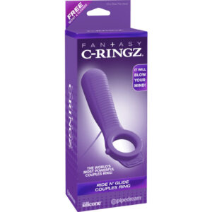 Fantasy C-Ringz Ride N' Glide Couples Ring Purple