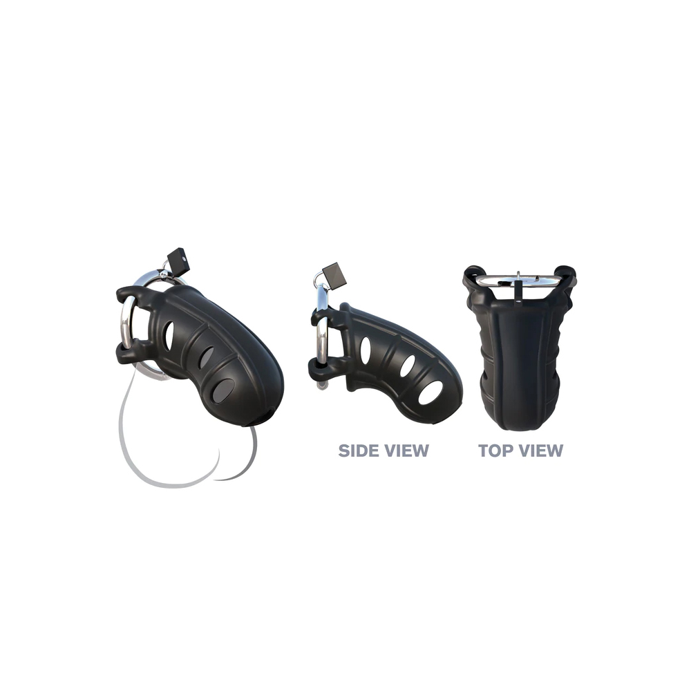 Fantasy C-Ringz Hardcore Silicone Cock Blocker Black 2 Fantasy C-Ringz Hardcore Silicone Cock Blocker Black - Image 2