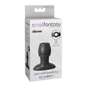 Anal Fantasy Collection Open Wide Tunnel Plug Black