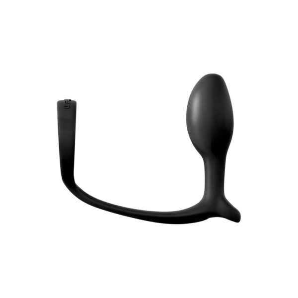 Anal Fantasy Collection Ass-Gasm Cockring Beginners Plug Black - Image 2