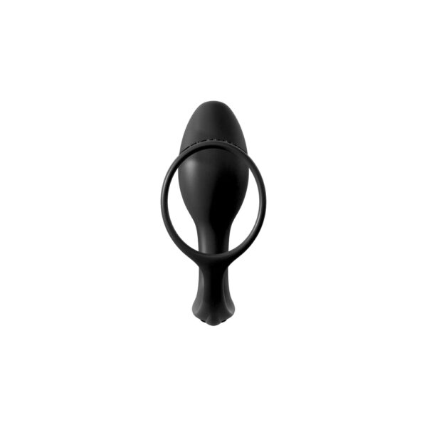 Anal Fantasy Collection Ass-Gasm Cockring Beginners Plug Black - Image 3
