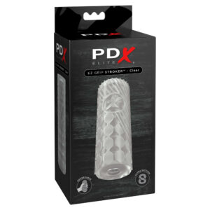 PDX Elite Ez Grip Stroker Clear