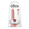 King Cock 6" Cock With Balls Flesh