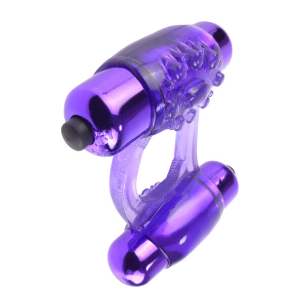 Fantasy C-Ringz Duo-Vibrating Super Ring Purple - Image 3