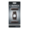 Fantasy C-Ringz Duo-Vibrating Super Ring Black