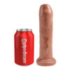 King Cock 7" Uncut Cock Tan - Image 3