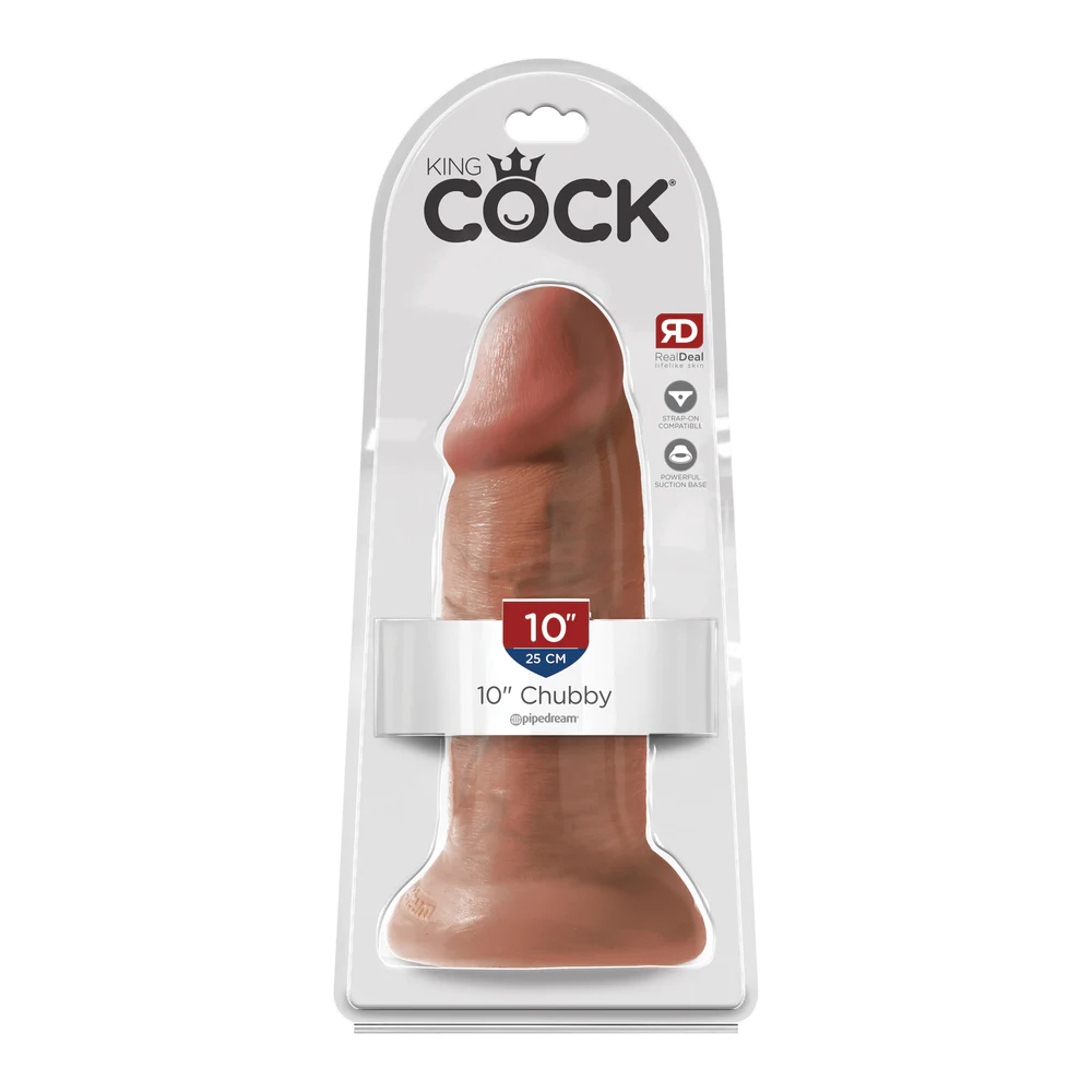 King Cock 10" Chubby Tan 1 King Cock 10" Chubby Tan