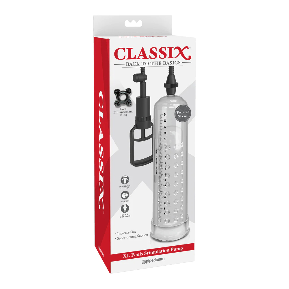 Classix Xl Penis Stimulation Pump 1 Classix Xl Penis Stimulation Pump