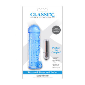 Classix Textured Sleeve & Bullet Blue