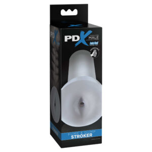 PDX Male Pump & Dump Stroker Clear