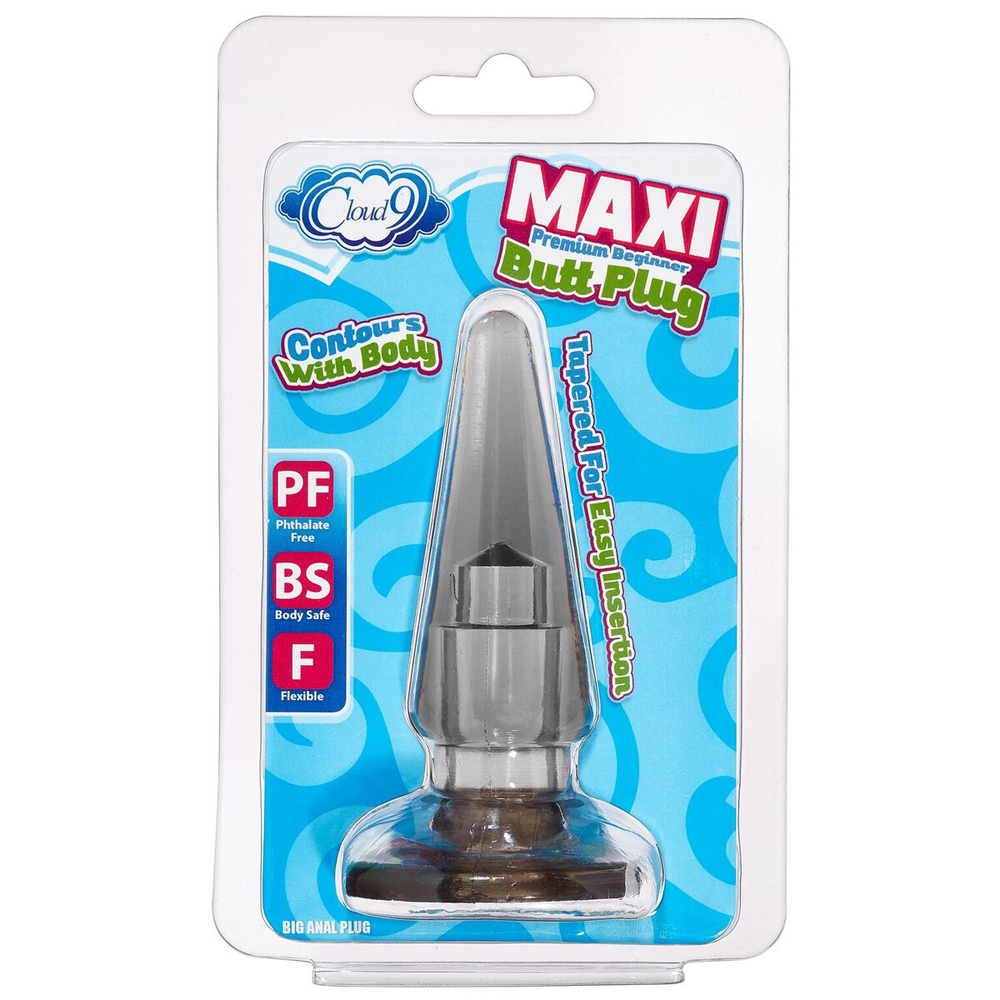 Cloud 9 Maxi Butt Plug Blue 1 Cloud 9 Maxi Butt Plug Blue