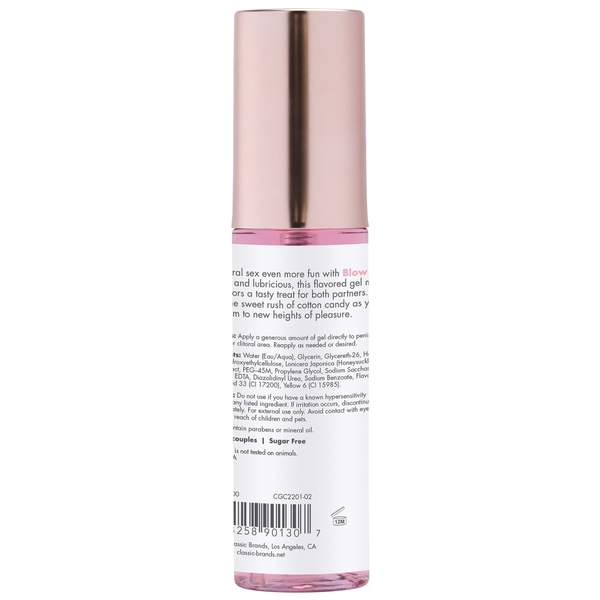 CGC Blow Me Oral Sex Gel Cotton Candy 2 oz. 2 CGC Blow Me Oral Sex Gel Cotton Candy 2 oz. - Image 2