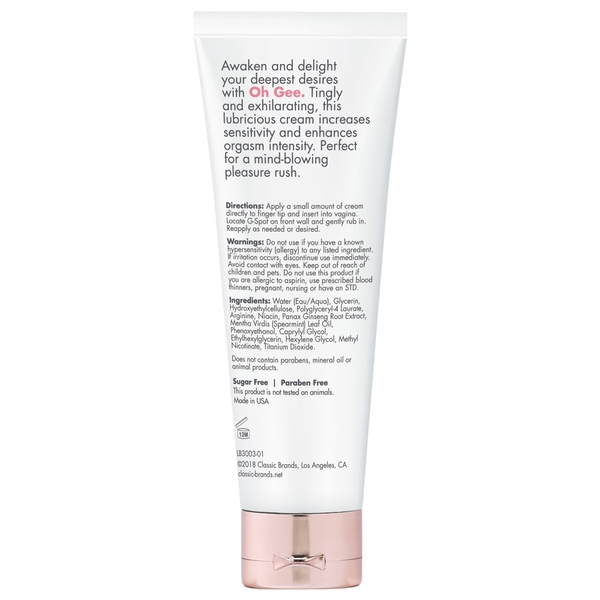 CG Oh Gee Gspot Stimulant Au Natural 1 oz. 2 CG Oh Gee Gspot Stimulant Au Natural 1 oz. - Image 2