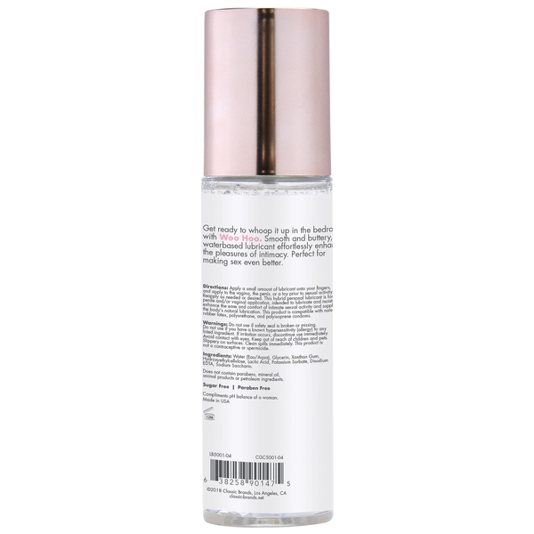 CG Woo Hoo Personal Lubricant Waterbased 4.4 oz. 2 CG Woo Hoo Personal Lubricant Waterbased 4.4 oz. - Image 2