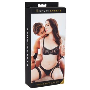 Sportsheets Thigh & Wrist Cuffs Set