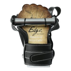 Edge Leather Hand Grip Wrist Cuffs
